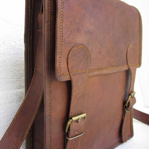 Vintage Look Messenger Bag